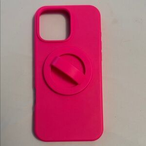 Pink Phone Case with Rotating Hand Grip